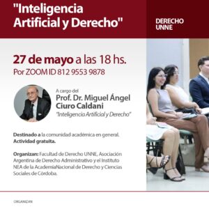 Conferencia: «Inteligencia Artificial y Derecho»