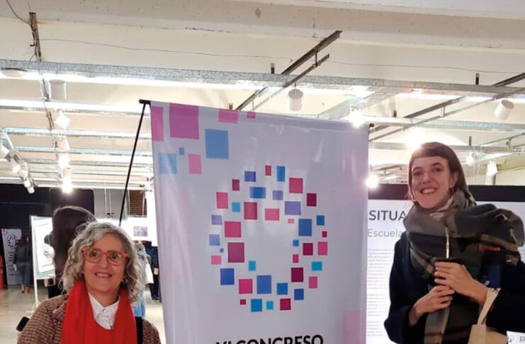 El CCU presente en el XI Congreso Nacional de Extensión Universitaria Maria Andrea Eirin y Florencia Terraes, representantes del CCU en Rosario