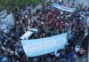 Con masiva convocatoria, la UNNE se hizo escuchar en la quinta marcha federal universitaria