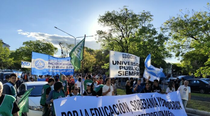 Con masiva convocatoria, la UNNE se hace escuchar en la quinta marcha federal universitaria