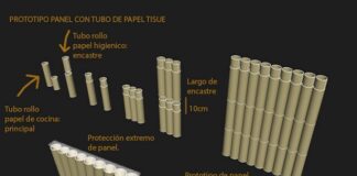Ciencia y Tecnología Utilizando tubos de cartón diseña un panel que mejora eficiencia térmica en construcciones